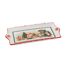 Afbeelding in Gallery-weergave laden, Dol Bakery Santa Kids Tray Tabletop White Red 32.5 cm
