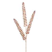 Afbeelding in Gallery-weergave laden, Jewel 3 Fern Leaf Stem Red Gold 87.5 cm
