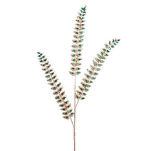Afbeelding in Gallery-weergave laden, Jewel 3 Fern Leaf Stem Green Gold 87.5 cm
