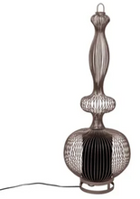 Afbeelding in Gallery-weergave laden, Floor lamp oriental metallic brown
