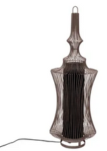 Afbeelding in Gallery-weergave laden, Floor lamp oriental metallic brown
